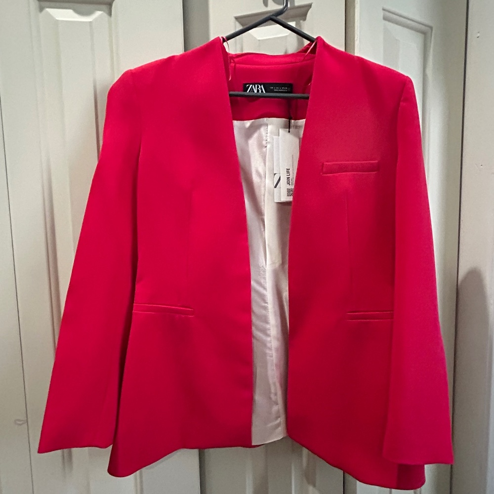 Zara Suit Jacket Red size L
